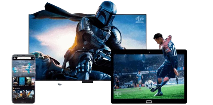 Devices displaying entertainment content